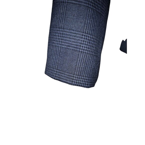 VTG Banana Republic Womens Glen Plaid Skirt & Blazer Set Size 00P Polyester Blen - Picture 3 of 11